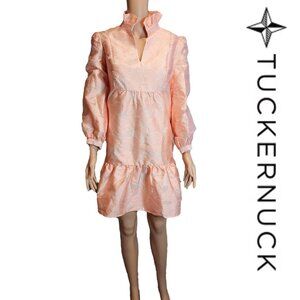 Tuckernuck Bellini Fil Coupe Palmerston Dress NWT Pink Large